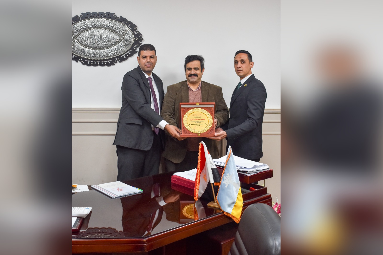 استقبال وفد دفعة اعداد القادة 41